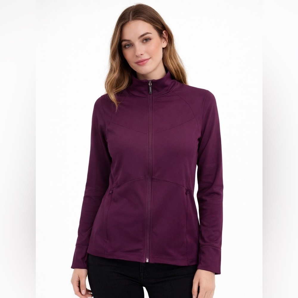 Champion Purple Fuschia Cardigan Sweater